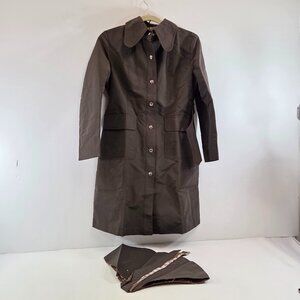 Vintage Yips Products Womens Rain Jacket Size Medium (fits smaller) w/ Hood